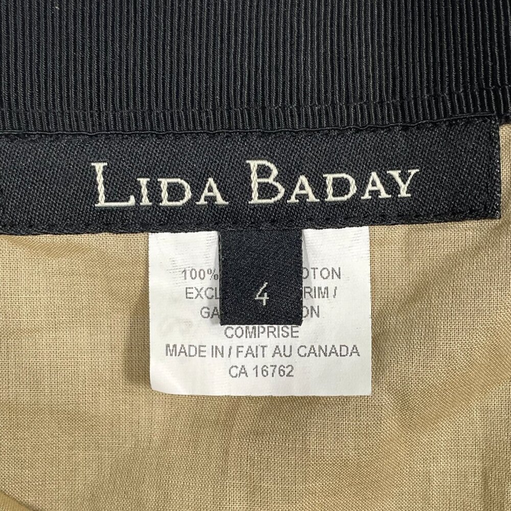 Lida Baday Black Eyelet Overlay Pleated Mini Skirt Size 4 - Picture 4 of 14